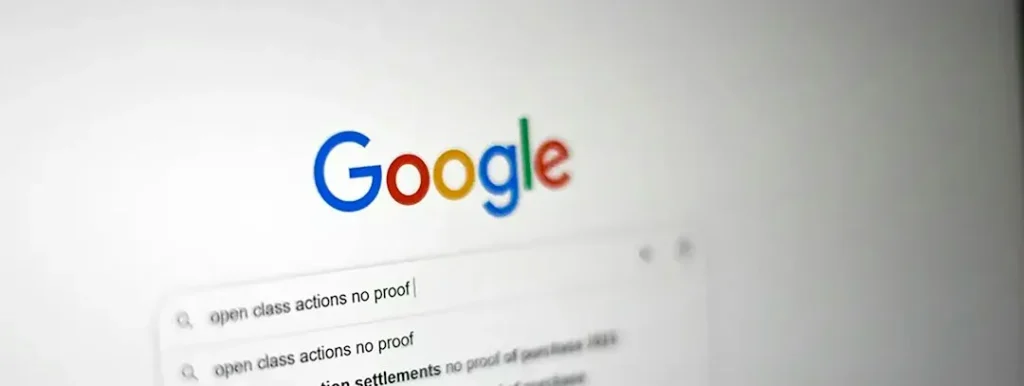 Keyword research spreadsheet used for AI search intent analysis and classification